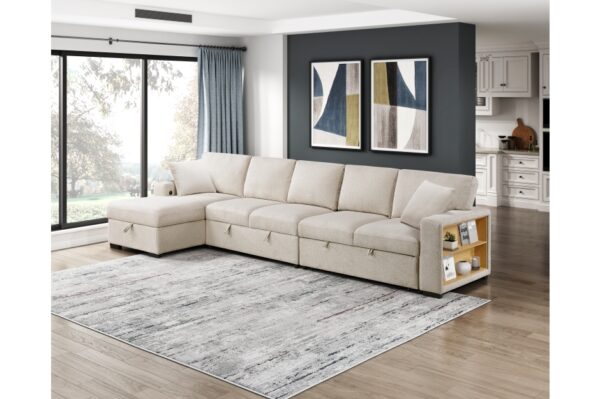 9630BE Seating-Pompano Collection Sectional with Right Chaise,...