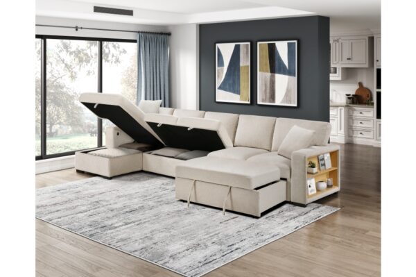 9630BE Seating-Pompano Collection Sectional with Right Chaise,...