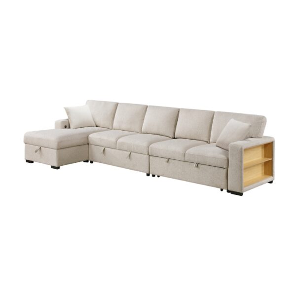 9630BE*3LC2R Sectional with Left Chaise, ...