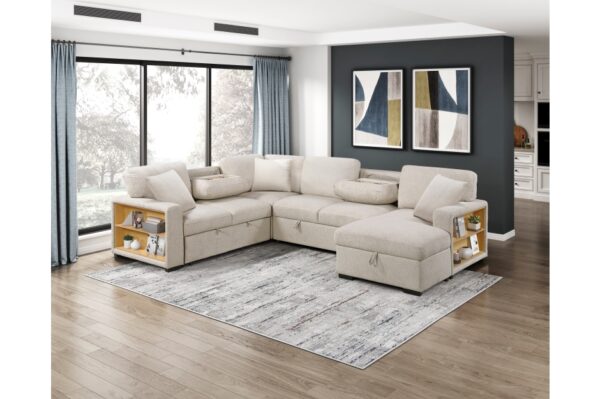 9630BE Seating-Pompano Collection Sectional with Right Chaise,...