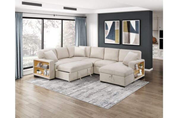 9630BE Seating-Pompano Collection Sectional with Right Chaise,...