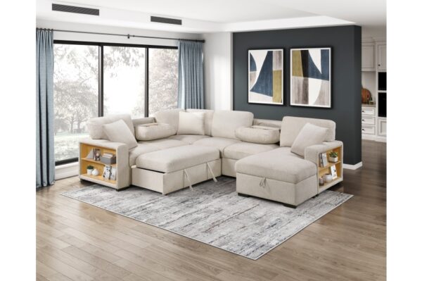 9630BE Seating-Pompano Collection Sectional with Right Chaise,...