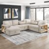 9630BE Seating-Pompano Collection Sectional with Right Chaise,...