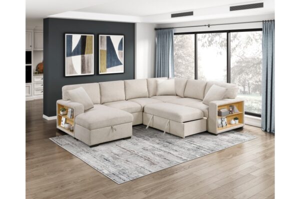 9630BE Seating-Pompano Collection Sectional with Right Chaise,...