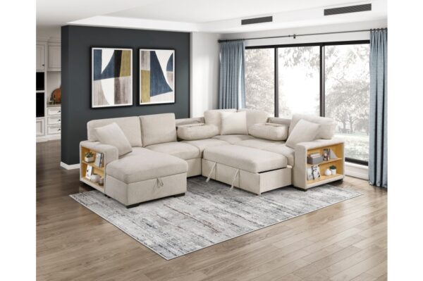 9630BE Seating-Pompano Collection Sectional with Right Chaise,...
