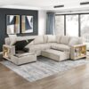 9630BE Seating-Pompano Collection Sectional with Right Chaise,...