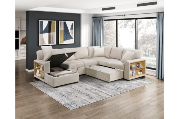 9630BE Seating-Pompano Collection Sectional with Right Chaise,...