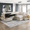 9630BE Seating-Pompano Collection Sectional with Right Chaise,...