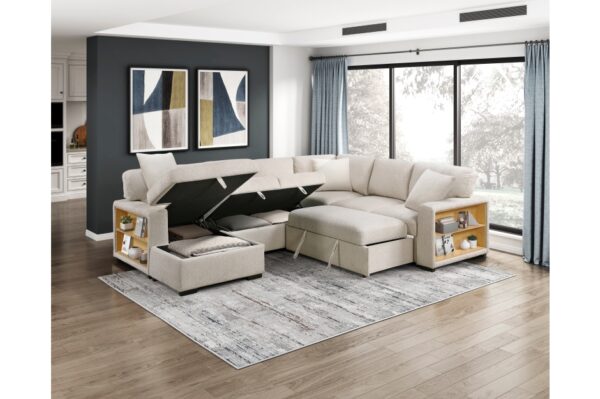 9630BE Seating-Pompano Collection Sectional with Right Chaise,...