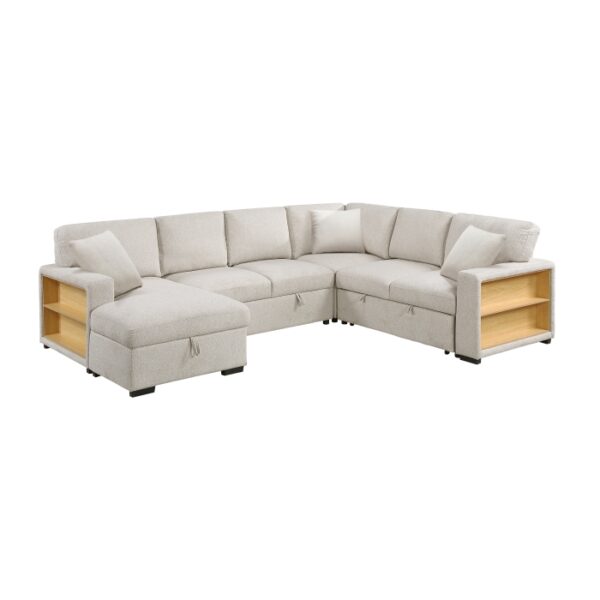9630BE*4LC2R Sectional with Left Chaise, ...