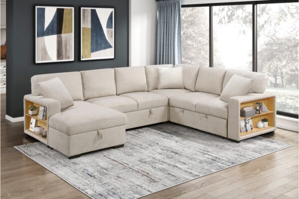 9630BE Seating-Pompano Collection Sectional with Right Chaise,...