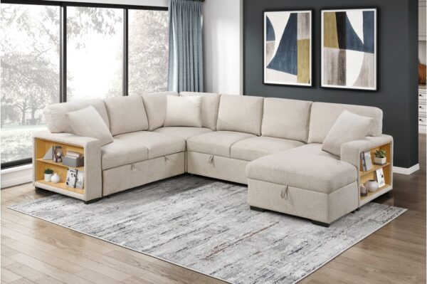 9630BE Seating-Pompano Collection Sectional with Right Chaise,...