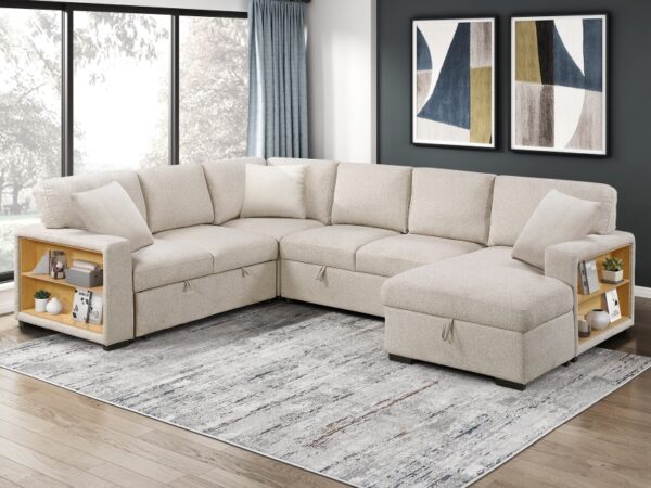 9630BE Seating-Pompano Collection Sectional with Right Chaise,...