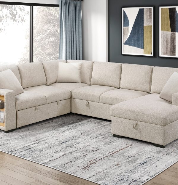9630BE Seating-Pompano Collection Sectional with Right Chaise,...