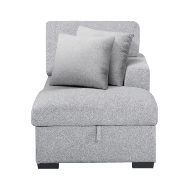 9630GY*42LRC Sectional with Right Chaise,...