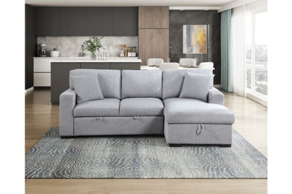 9630GY Seating-Pompano Collection Sectional with Left Chaise, ...