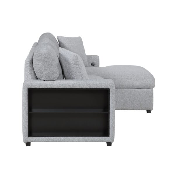 9630GY*22LRC Sectional with Right Chaise,...