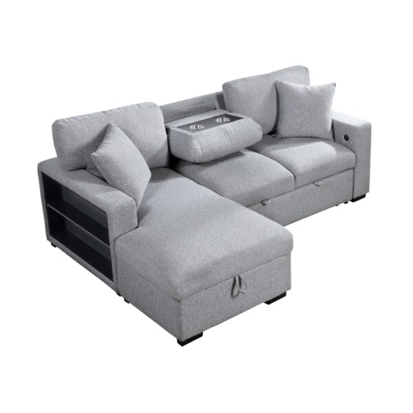 9630GY*2LC2R Sectional with Left Chaise, ...