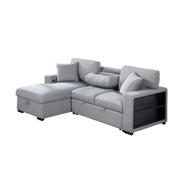 9630GY*2LC2R Sectional with Left Chaise, ...