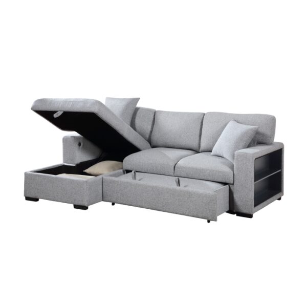 9630GY*2LC2R Sectional with Left Chaise, ...