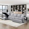 9630GY Seating-Pompano Collection Sectional with Left Chaise, ...
