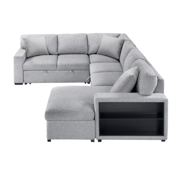 9630GY*42LRC Sectional with Right Chaise,...