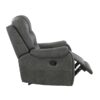 9634DGY Seating-Oberon Collection 2pc Set: Sofa, Love