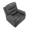 9634DGY Seating-Oberon Collection 2pc Set: Sofa, Love