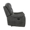 9634DGY Seating-Oberon Collection 2pc Set: Sofa, Love