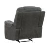 9634DGY Seating-Oberon Collection 2pc Set: Sofa, Love