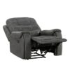 9634DGY Seating-Oberon Collection 2pc Set: Sofa, Love