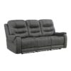 9634DGY-3 Double Reclining Sofa