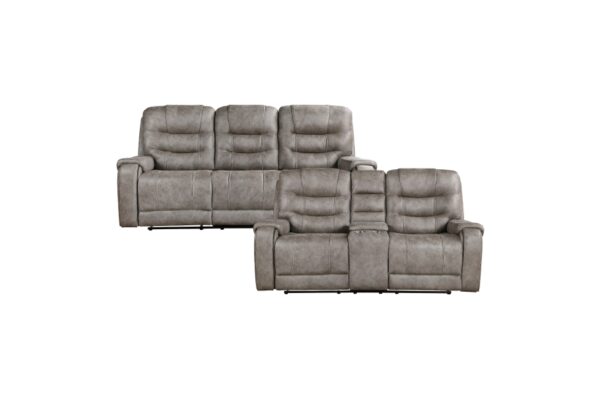 9634GBR Seating-Oberon Collection 2pc Set: Sofa, Love