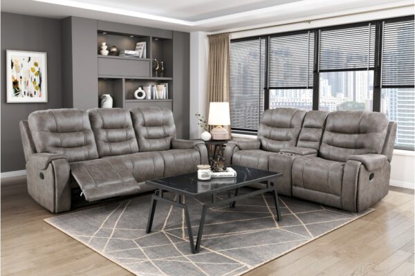 9634GBR Seating-Oberon Collection 2pc Set: Sofa, Love