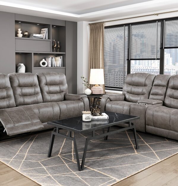 9634GBR Seating-Oberon Collection 2pc Set: Sofa, Love