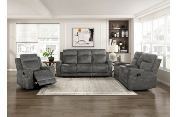 9635DG Seating-Muncie Collection 2pc Set: Sofa, Love