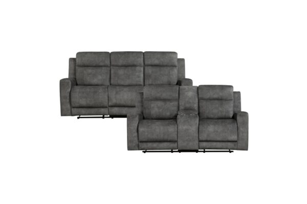 9635DG Seating-Muncie Collection 2pc Set: Sofa, Love