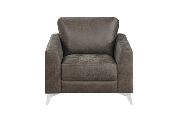 9637BRG Seating-Cazon Collection 2pc Set: Sofa, Love