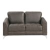 9637BRG Seating-Cazon Collection 2pc Set: Sofa, Love