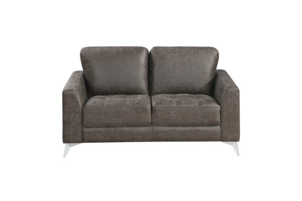 9637BRG Seating-Cazon Collection 2pc Set: Sofa, Love