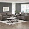 9637BRG Seating-Cazon Collection 2pc Set: Sofa, Love
