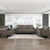 9637BRG Seating-Cazon Collection 2pc Set: Sofa, Love