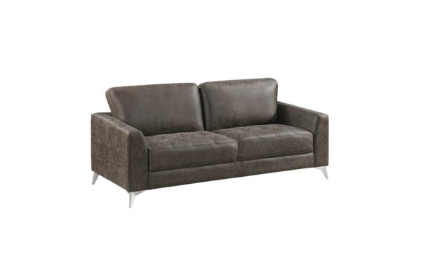 9637BRG Seating-Cazon Collection 2pc Set: Sofa, Love
