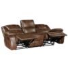9639BR Seating-Ellicott Collection 2pc Set: Sofa, Love