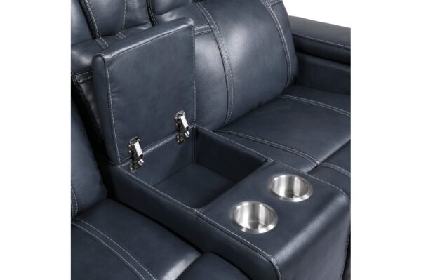 9640BU Seating-Keziah Collection 2pc Set: Sofa, Love (Power)