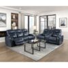 9640BU-3PWH Power Double Reclining Sofa ...