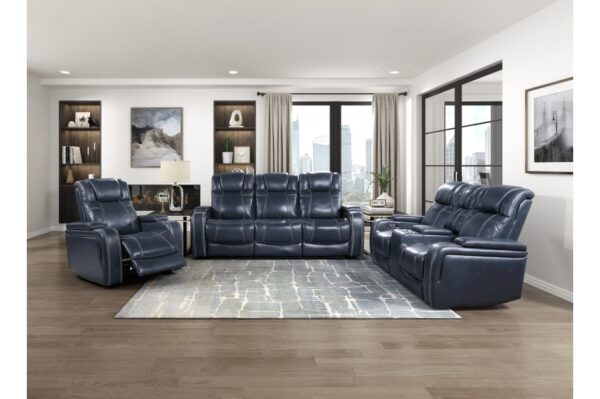9640BU Seating-Keziah Collection 2pc Set: Sofa, Love (Power)