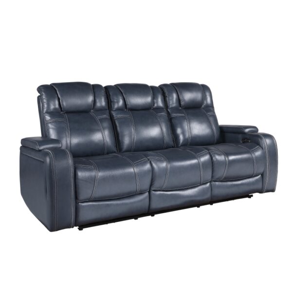 9640BU-3PWH Power Double Reclining Sofa ...