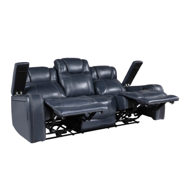9640BU-3PWH Power Double Reclining Sofa ...