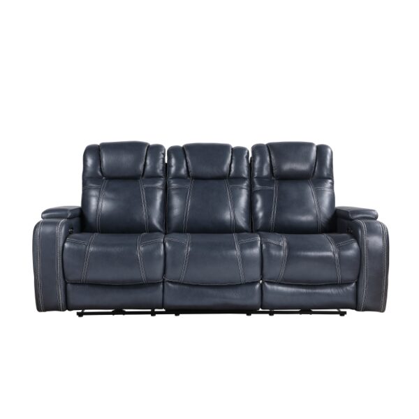 9640BU-3PWH Power Double Reclining Sofa ...